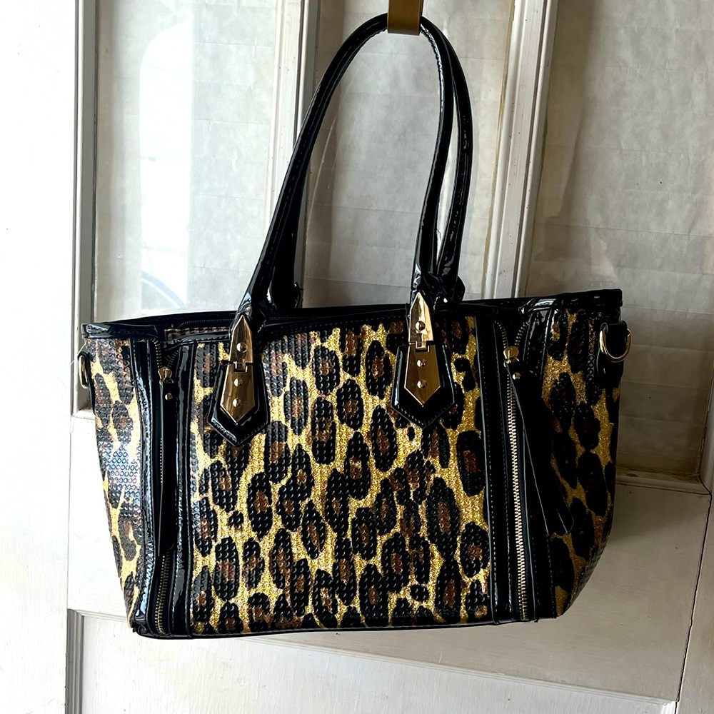 Leopard Print Tote